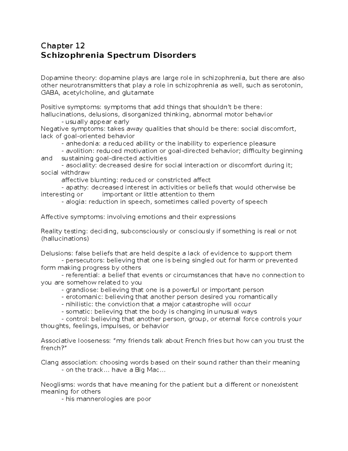 chapter-12-lecture-notes-chapter-12-schizophrenia-spectrum