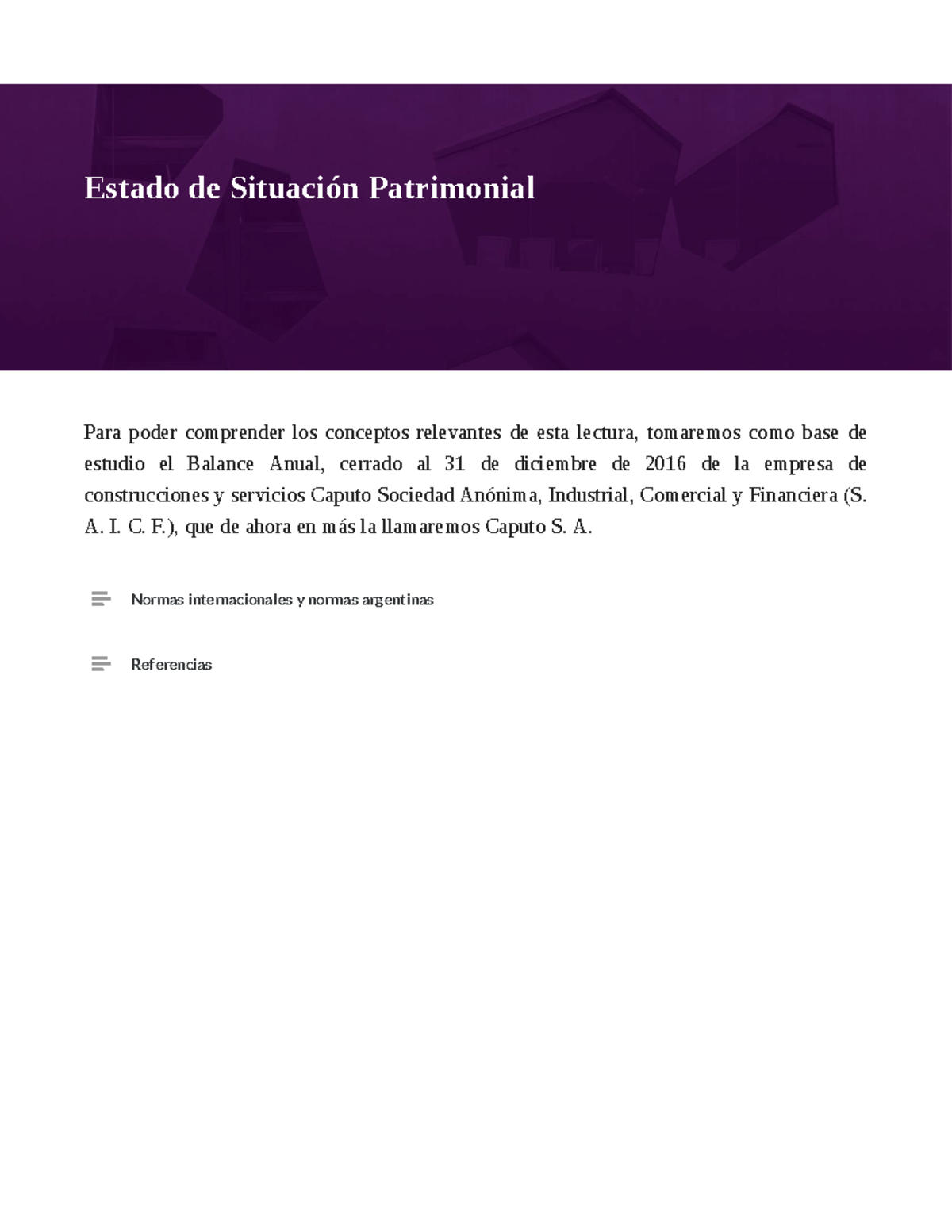 Estado de situación patrimonial - Contabilidad - UNS - Studocu