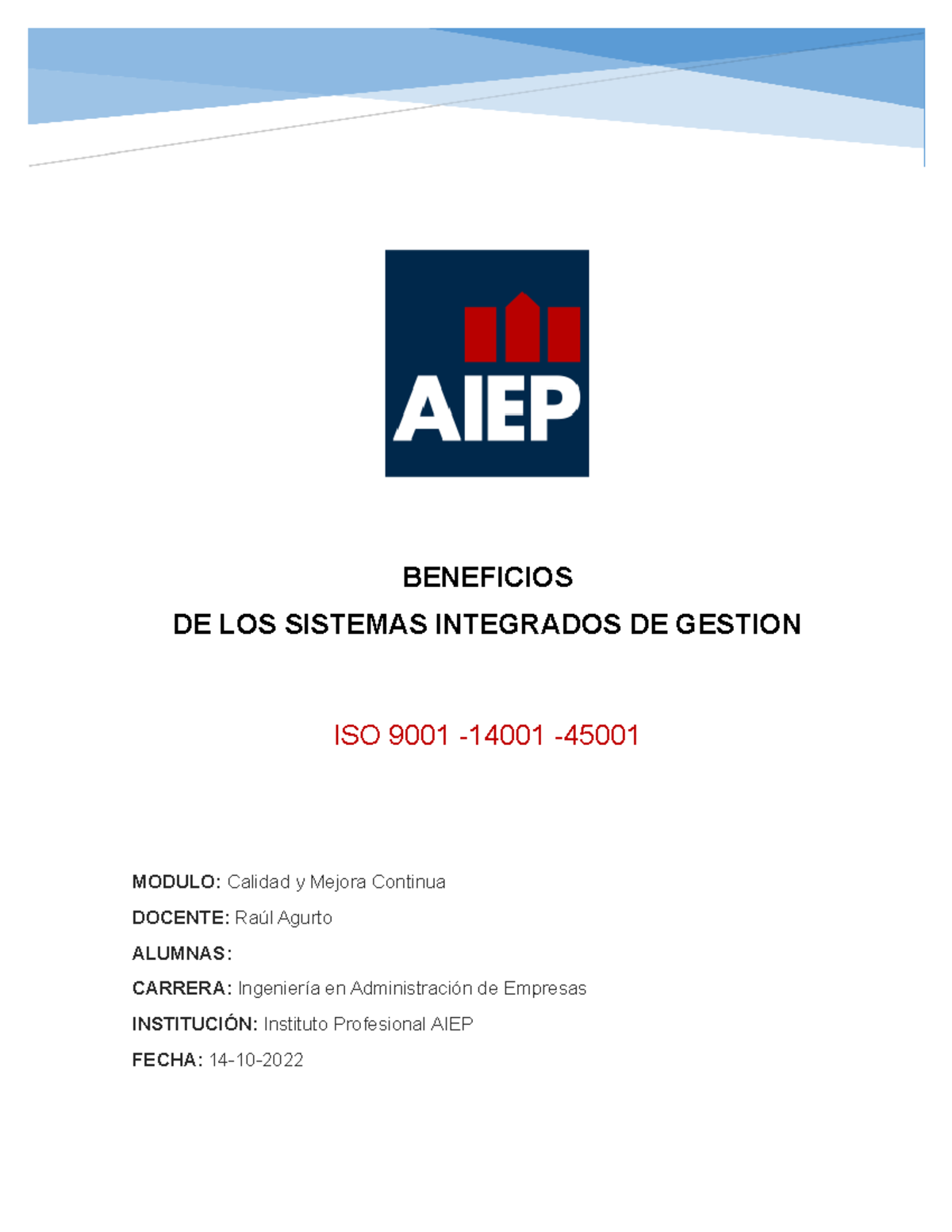 Sistema Integral De Gestion Beneficios De Los Sistemas Integrados De Gestion Iso 9001 14001 1432