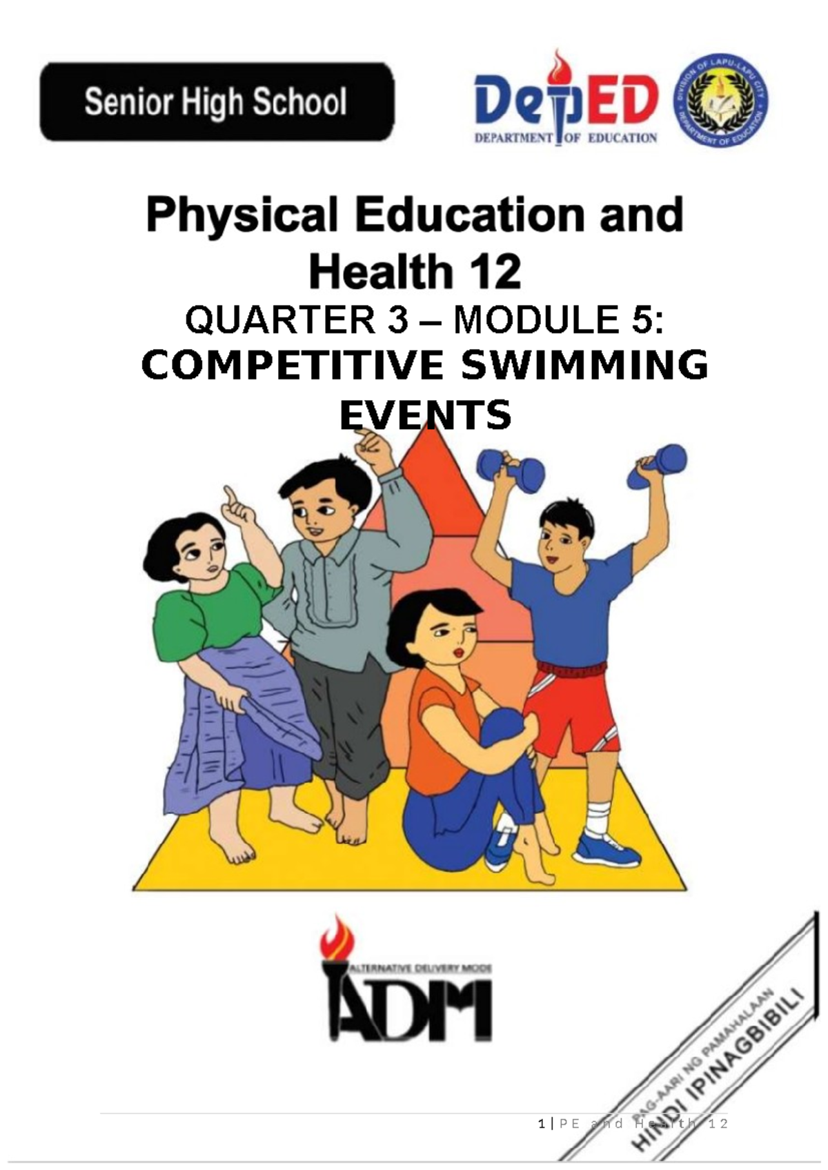 PE12-Q3-W5 - Physical Education 4 Modules - QUARTER 3 – MODULE 5 ...