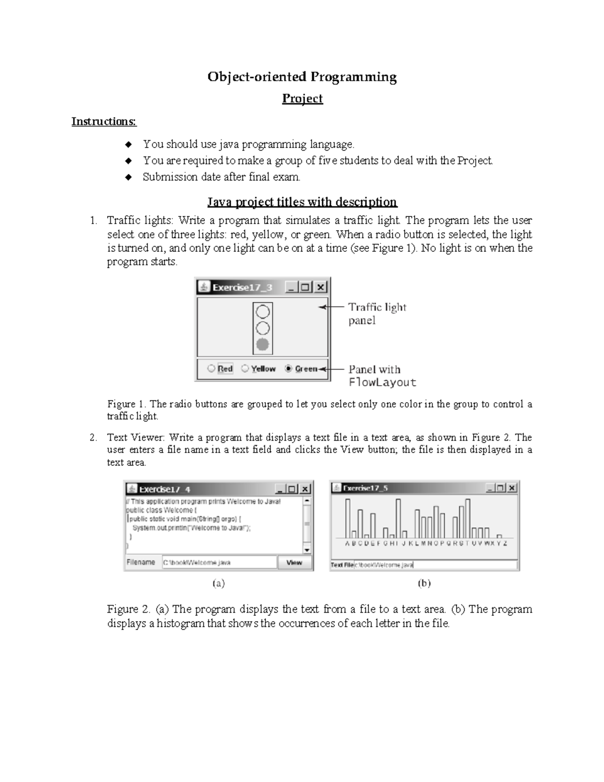 Titles - the course is java programming so that make more practice ...