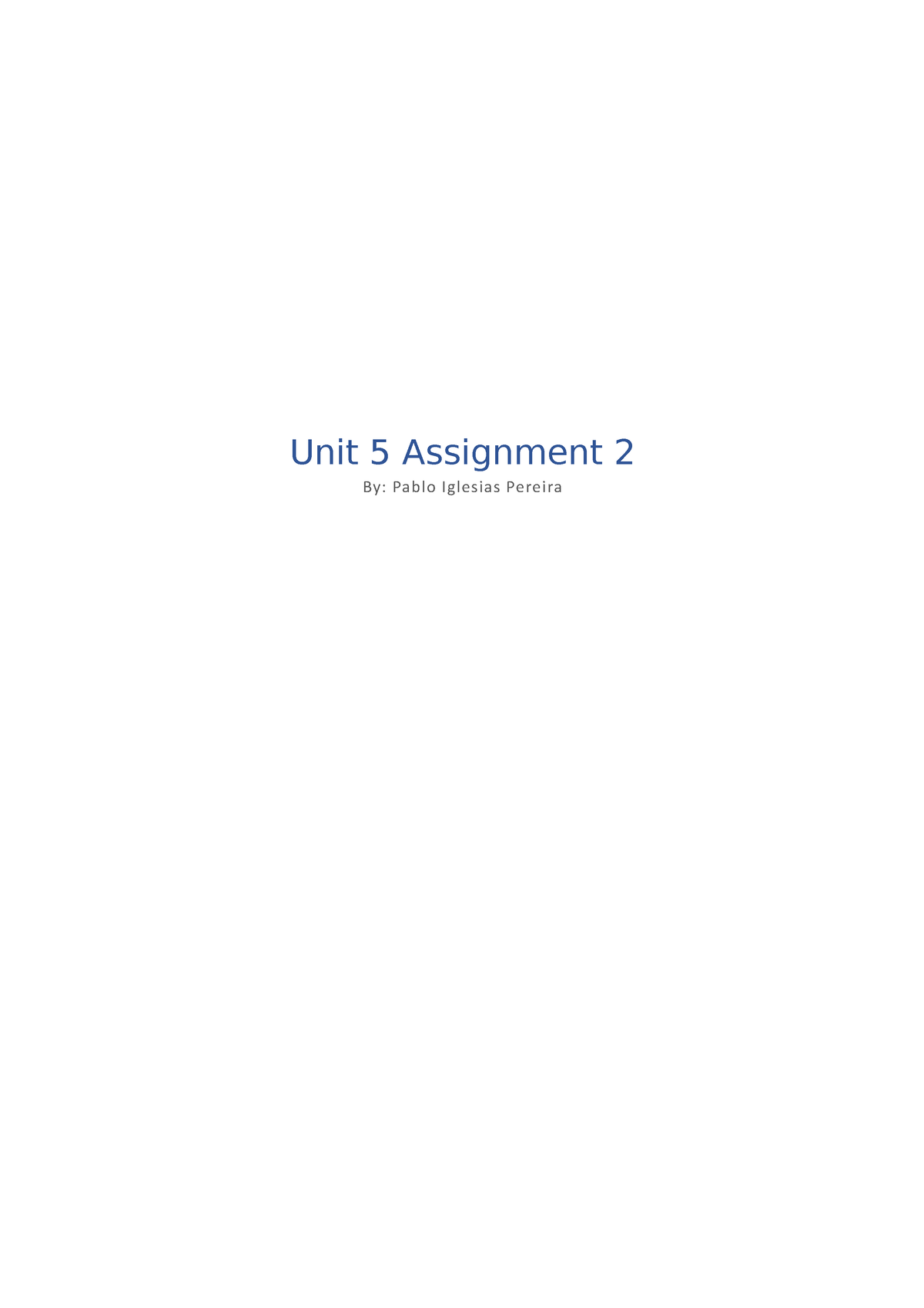 unit 5 assignment 2