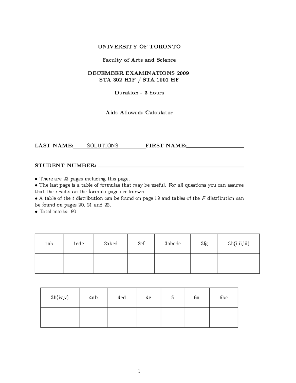 2009-exam-test-fall-sta302h1-methods-of-data-analysis-i-u-of-t