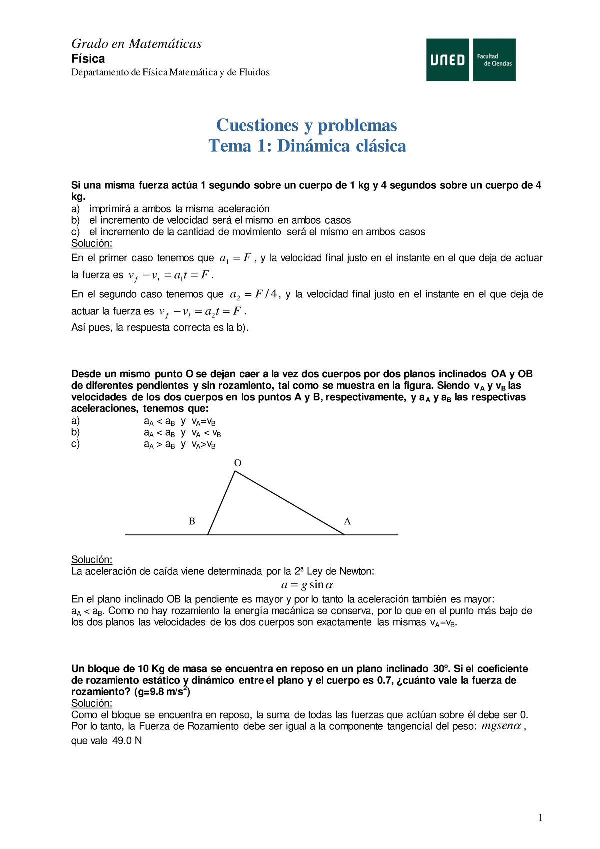 538981565 Problemas Resueltos Tema 1 Dinamica Clasica 1 - Física ...