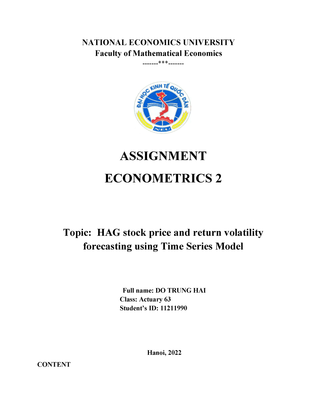 references for economics assignment