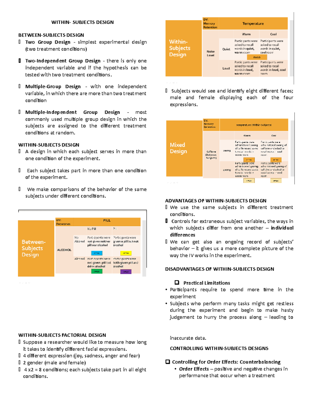 experimental-psychology-within-subject-designs-within-subjects