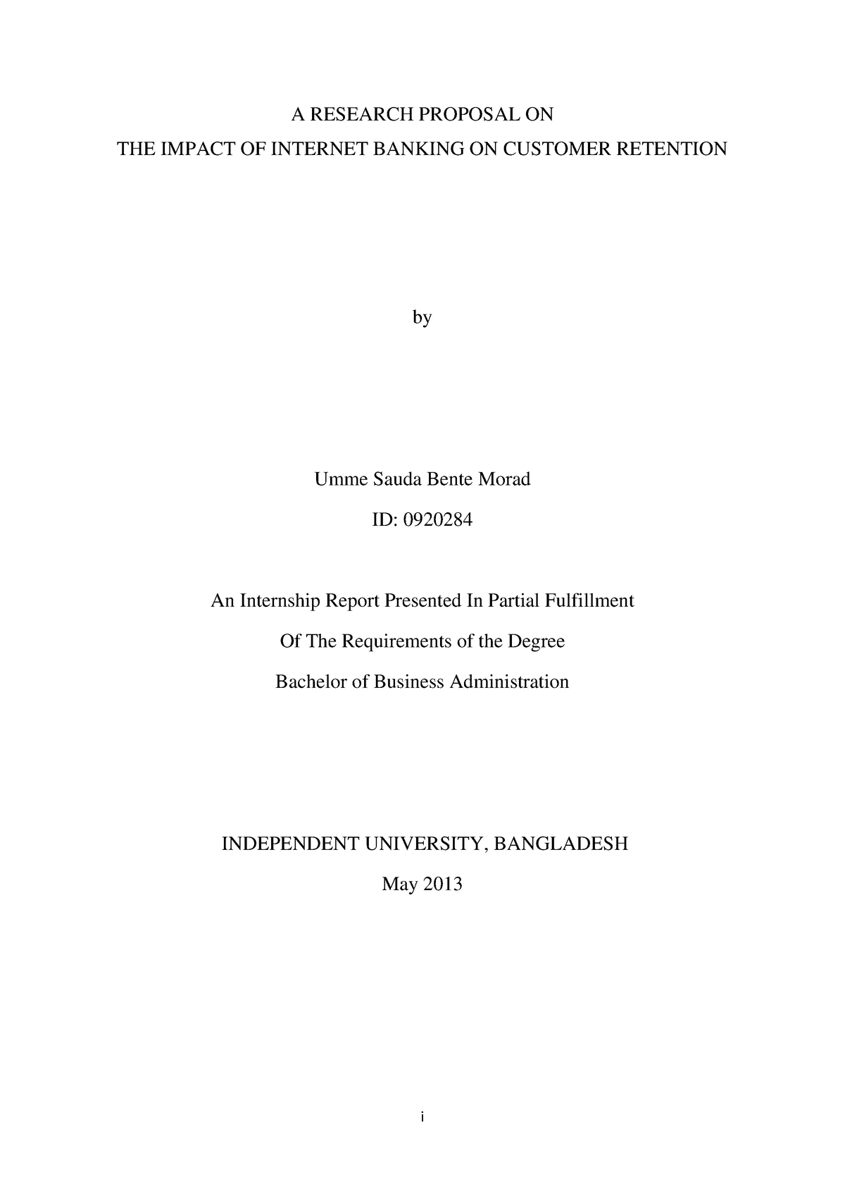 research proposal on banking