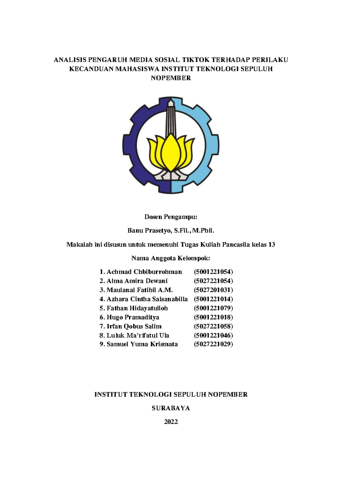 Analisis Pengaruh Media Sosial Terhadap Kualitas Interaksi Mahasiswa ...