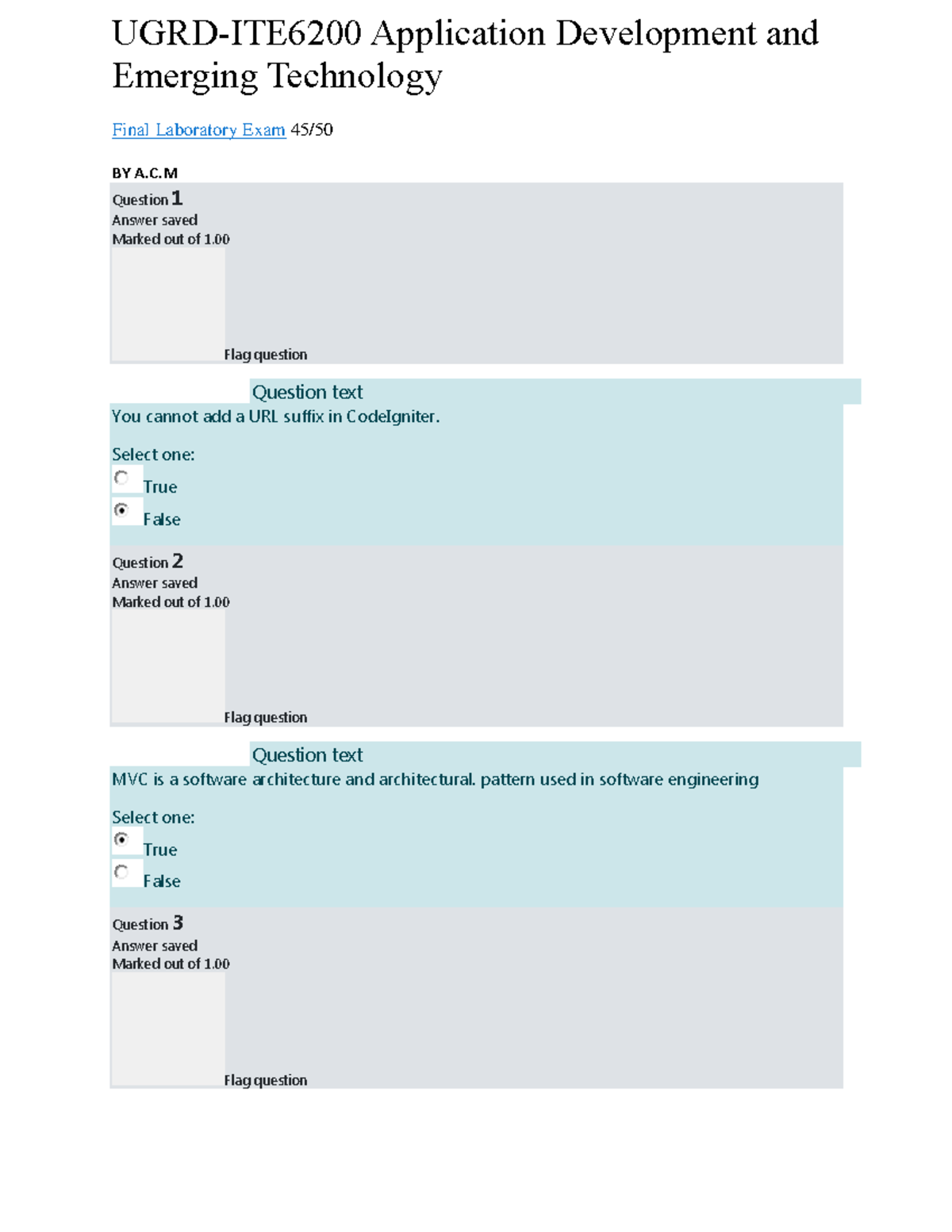 technology application review and demonstration assignment