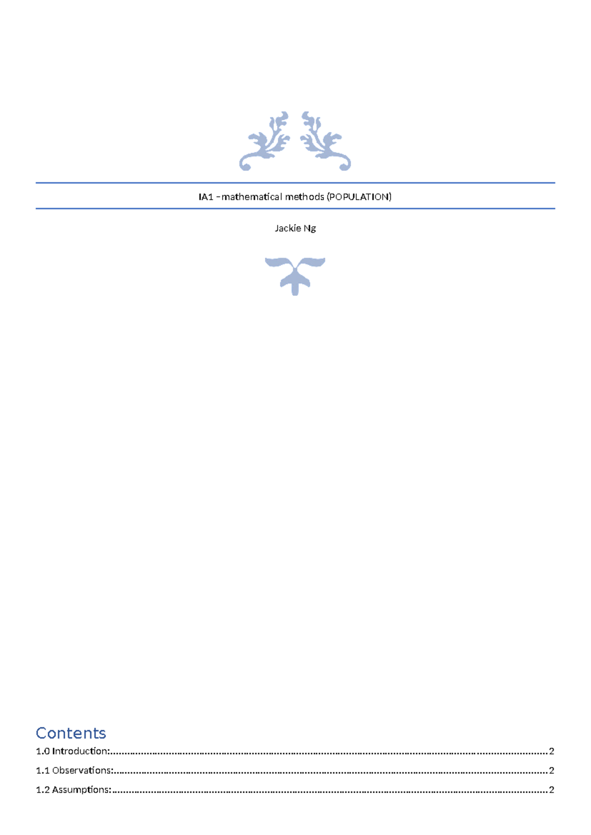 Jackie Ng Methods Year 12 PSMT - Population - IA1 –mathematical methods ...