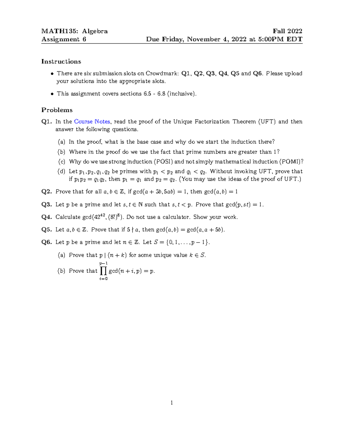 6509 solved assignment spring 2022