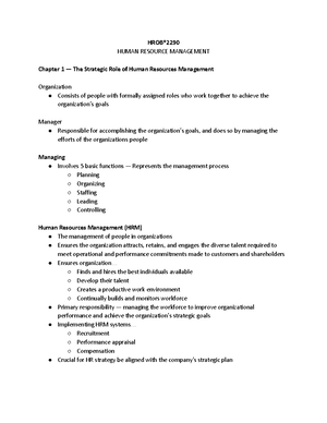 HROB 2290 Textbook And Lecture Chapter 1 Notes Pt 10 - Equal Pay For ...