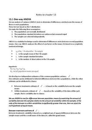 Chi Square test - Statistics - ChiSquare-OR - Studocu