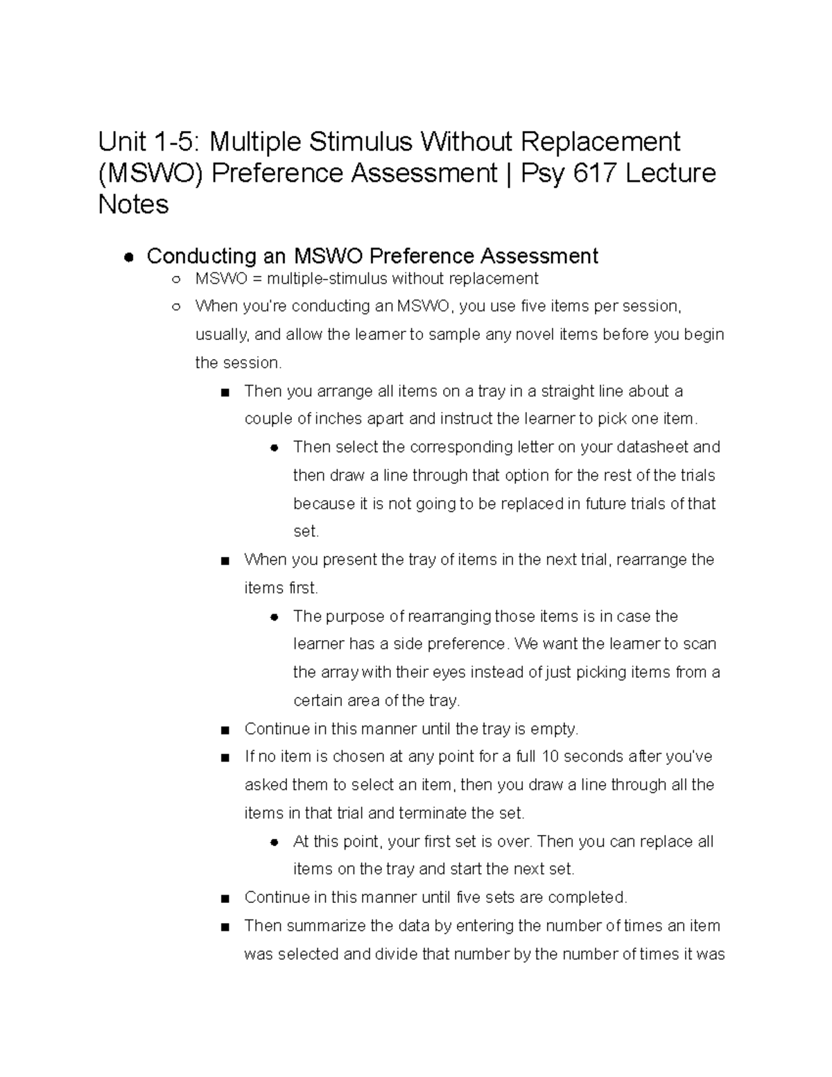 unit-1-5-multiple-stimulus-without-replacement-mswo-preference