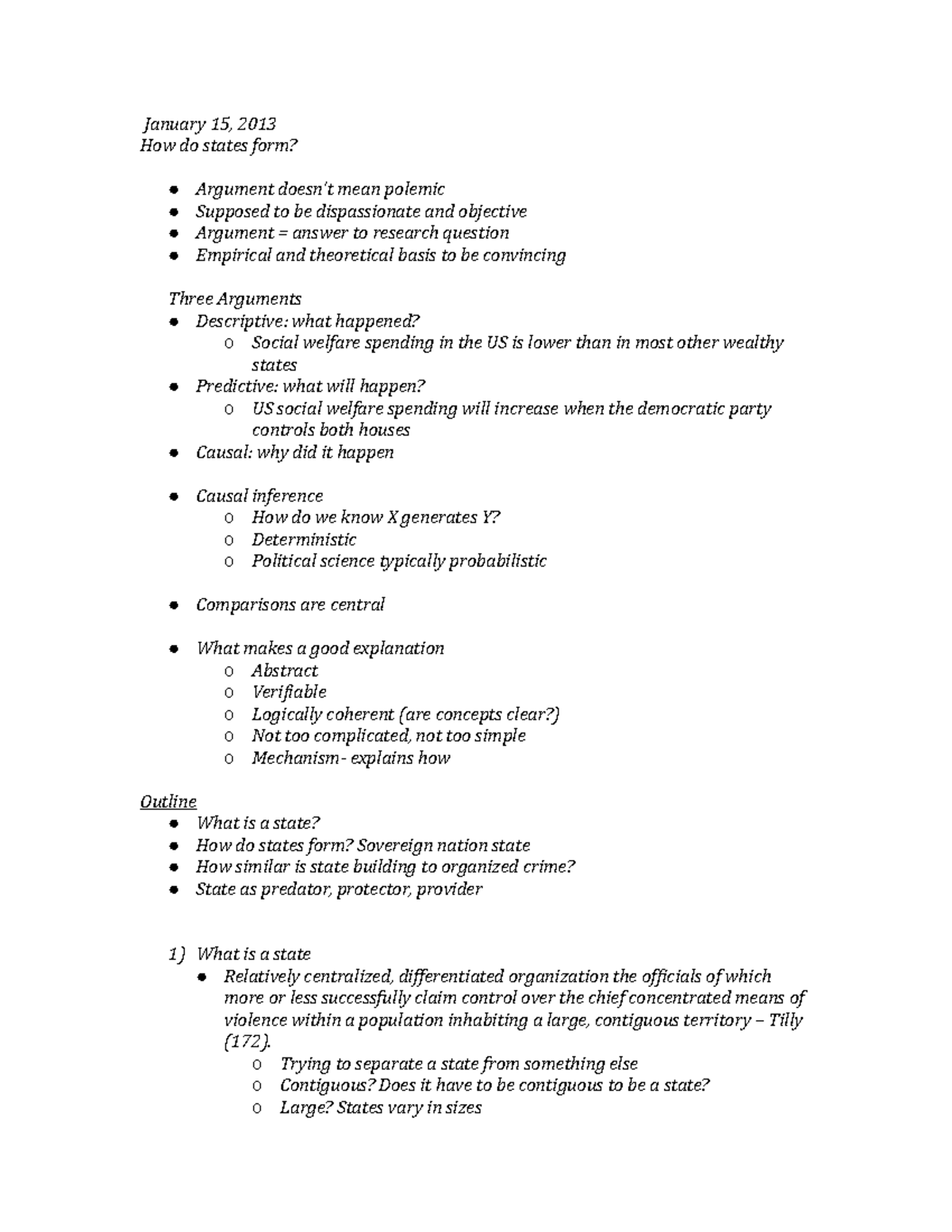 introtocomparativepoliticsnotesmidterm-january-15-2013-how-do-states