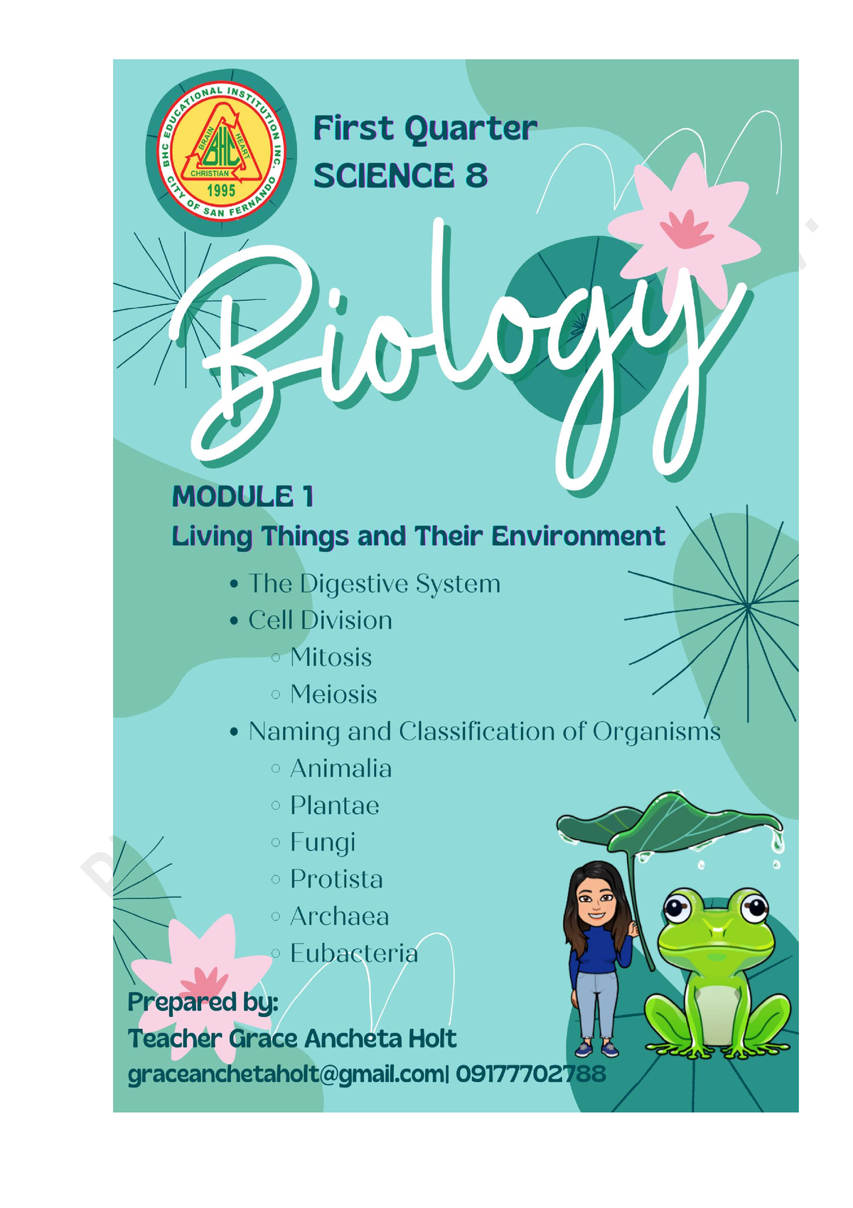 Science 8-Biology Module - INTRODUCTION Living Organisms Require Food ...