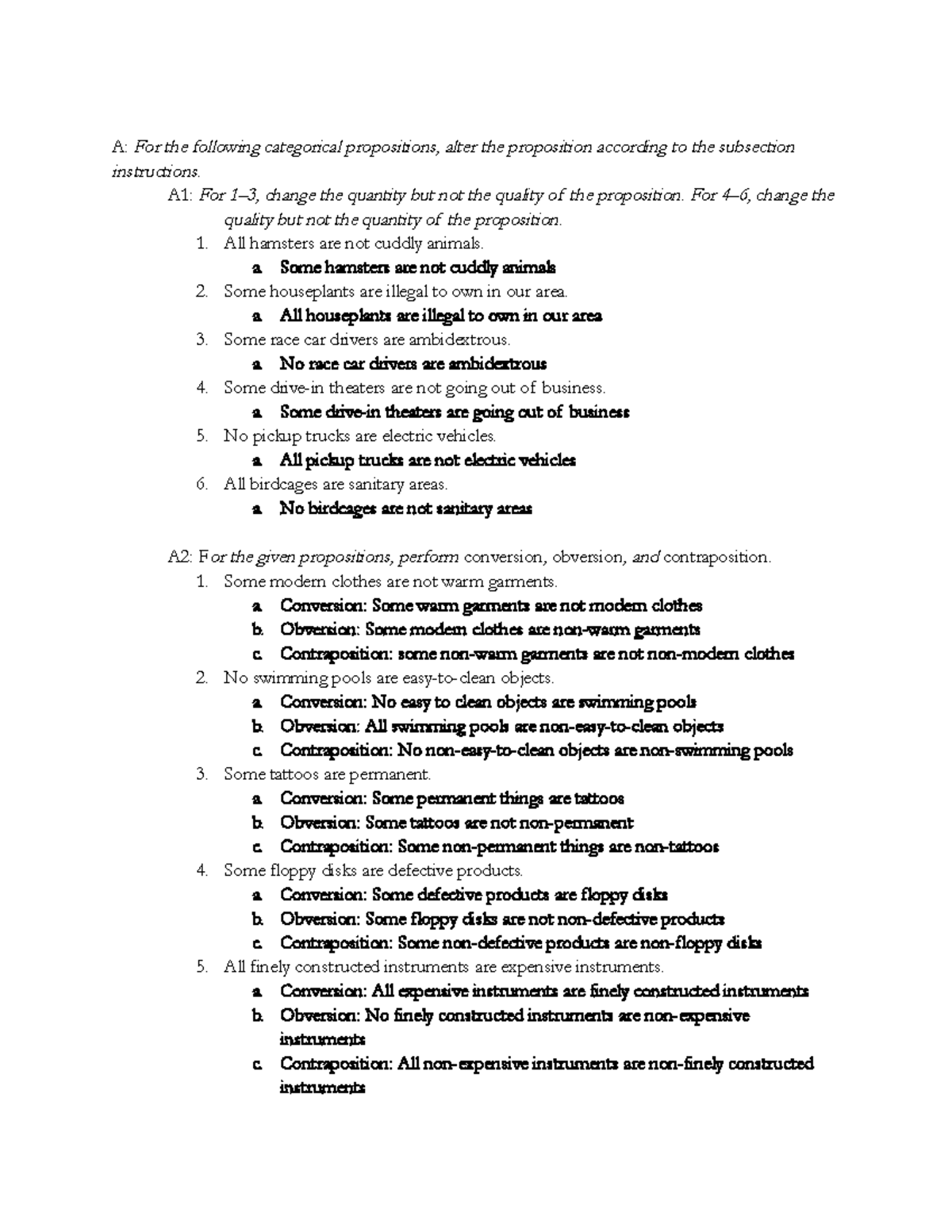 Week 7 Problem Set - practice - A: For the following categorical ...