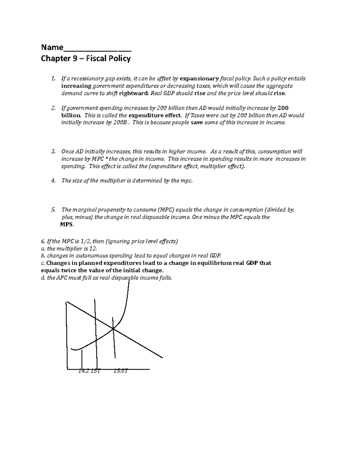 Chapter 9 New - Summary Introduction To Macroeconomics - Name ...