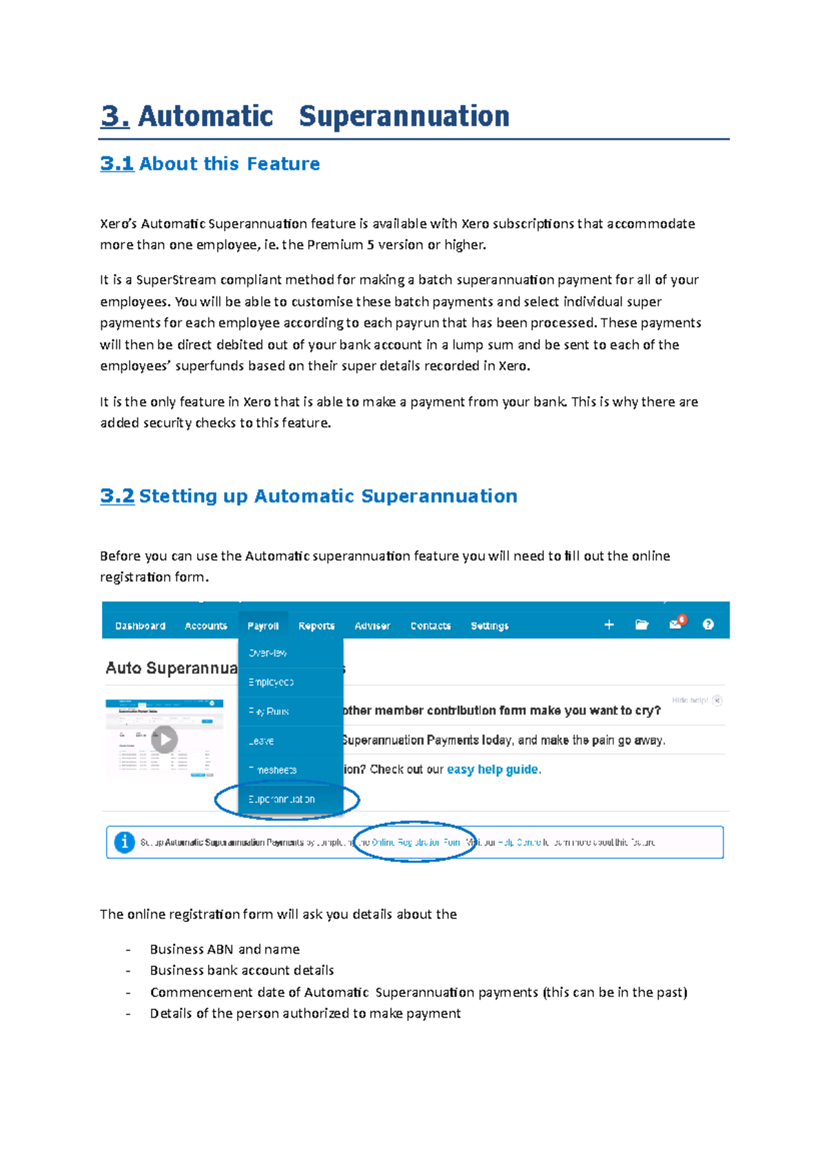 Super - 3. Automatic Superannuation 3 this Feature Xero’s Automatic ...