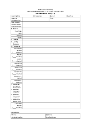 443349184-DLP- Health 4 - Instructional Planning (The process of ...