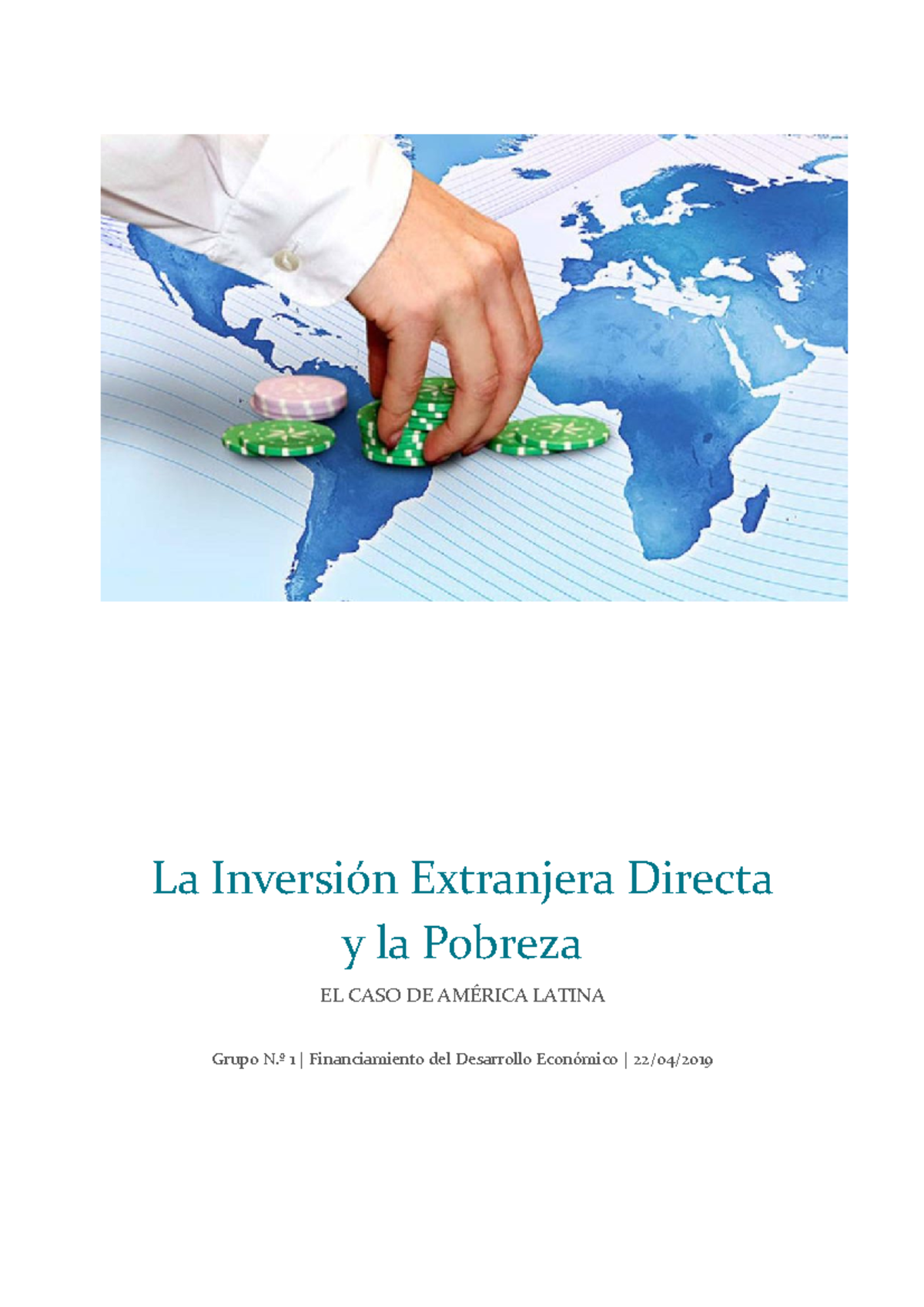 La Inversión Extranjera Directa Y La Pobreza - La Inversión Extranjera ...