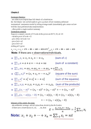 Module 3 - Notes - Statistics 246 – Module 3 Notes Module 3 ...