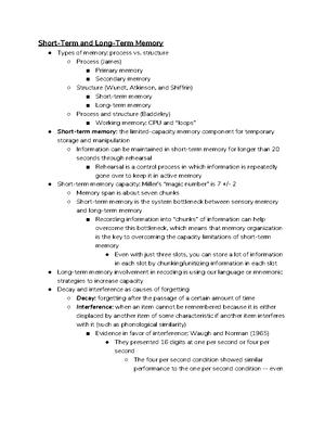 Chapter 7 (Cognitive Processes) - Knowing (Semantic Long-Term Memory ...