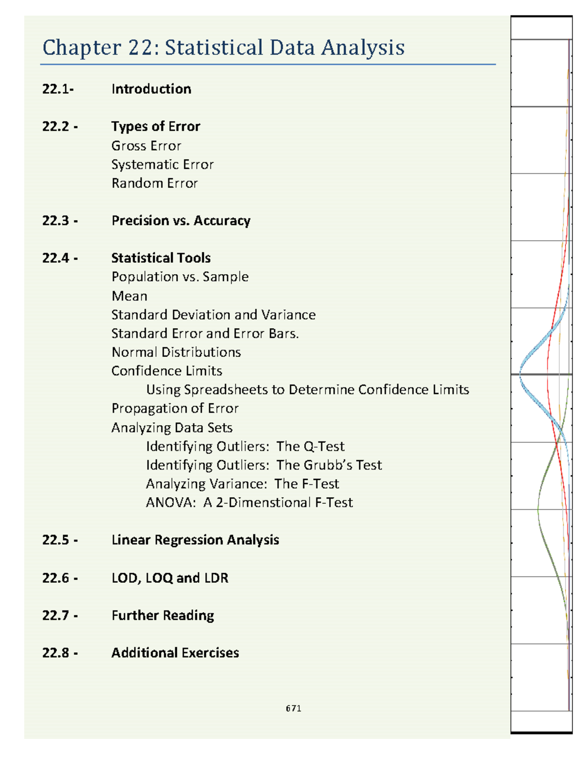 Granger Ch 22 - Notes - Chapter 22: Statistical Data Analysis 22 ...