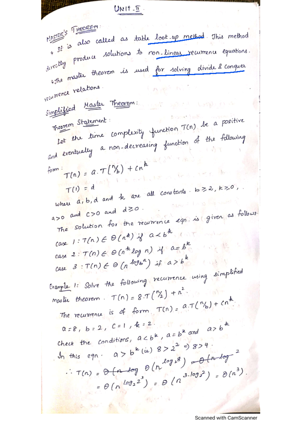 DAA Notes UNIT 2 - Design And Analysis Of Algorithms - Studocu