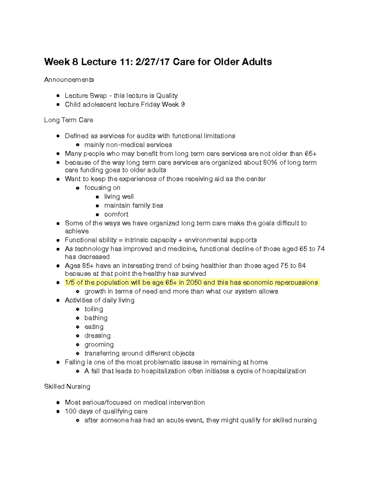 Hit Pol 100 - Week 8 Lecture 11 - Lecture Notes - Week 8 Lecture 11: 2 ...