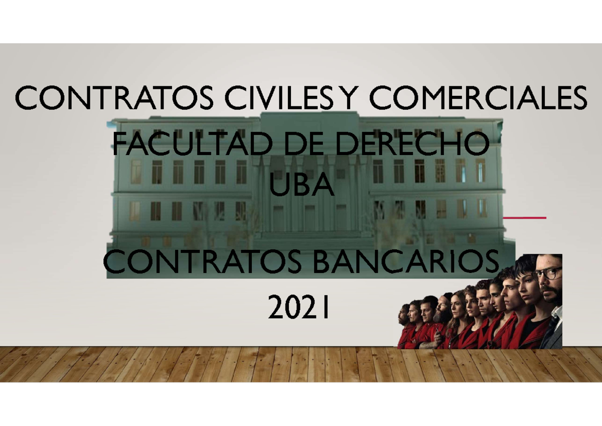 PDF CONTRATOS BANCARIOS - CONTRATOS CIVILES Y COMERCIALES FACULTAD DE