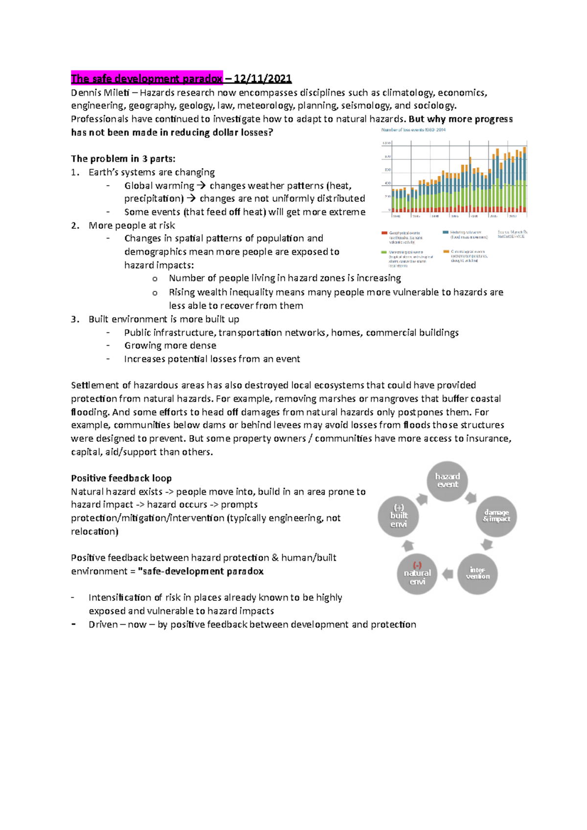 3. The safe development paradox - Professionals have continued to ...