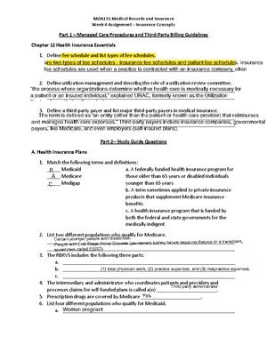 Week+4+Assignment+Worksheet - MOA115 Medical Records And Insurance Week ...