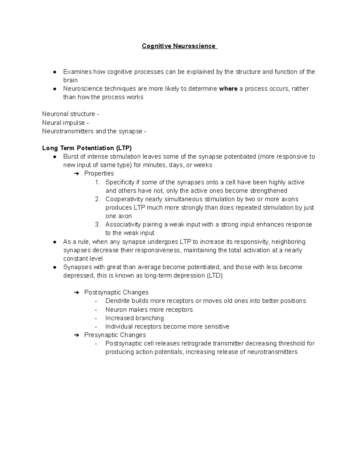 Chapter 2 - Cognitive Neuroscience - Cognitive Neuroscience Examines ...