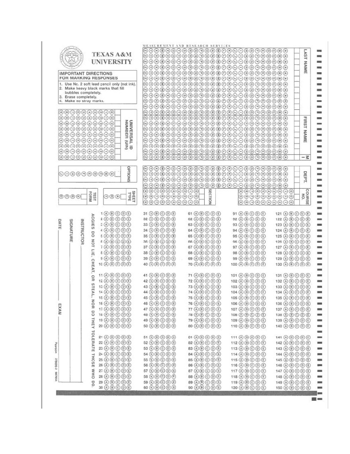 Scantron 342 Studocu