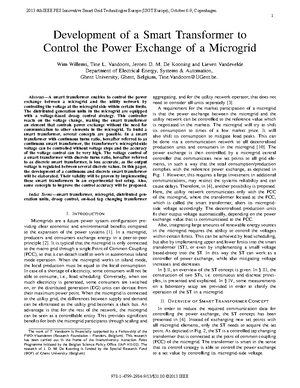 Power Quality Improvement Based on Novel Power Electronic Transformer ...