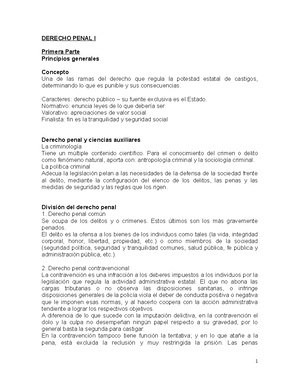 MATERIAL DE ESTUDIO DERECHO PENAL I - MATERIAL DE ESTUDIO Sitio ...