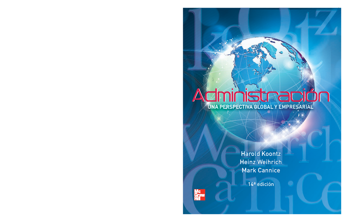 Administracion. Una perspectiva Global y Empresarial Koontz - UNA