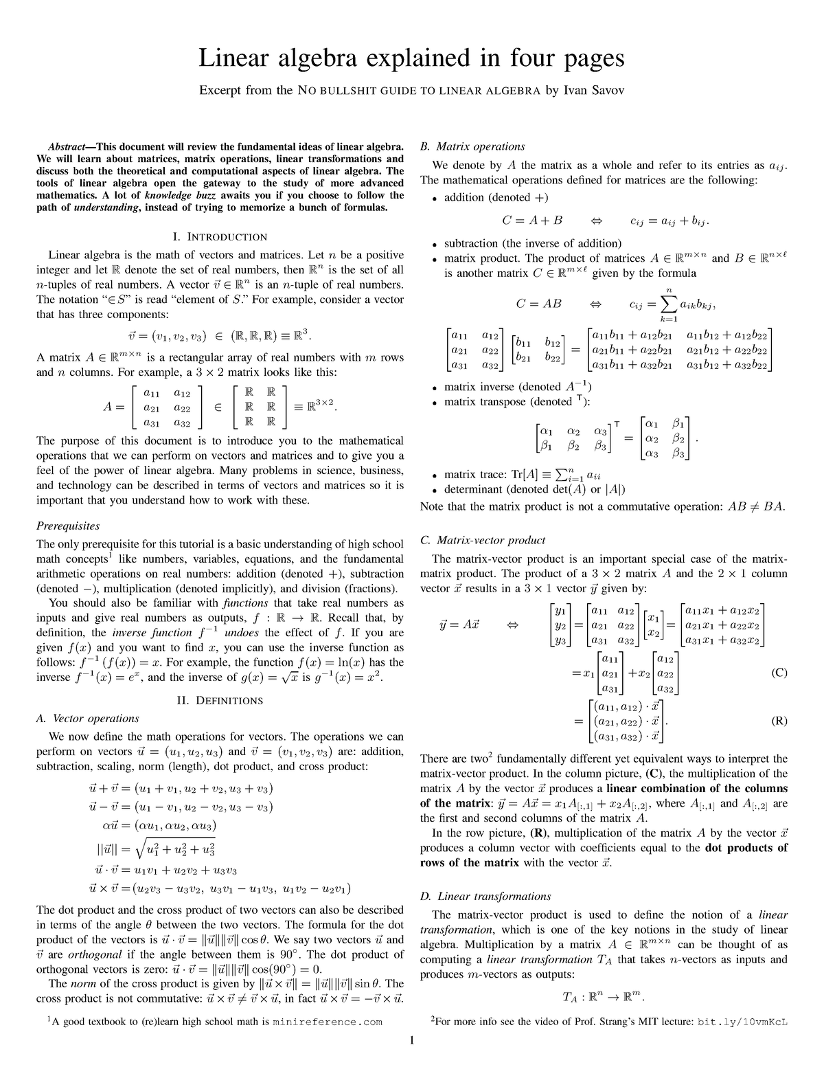 linear-algebra-in-4-pages-linear-algebra-explained-in-four-pages