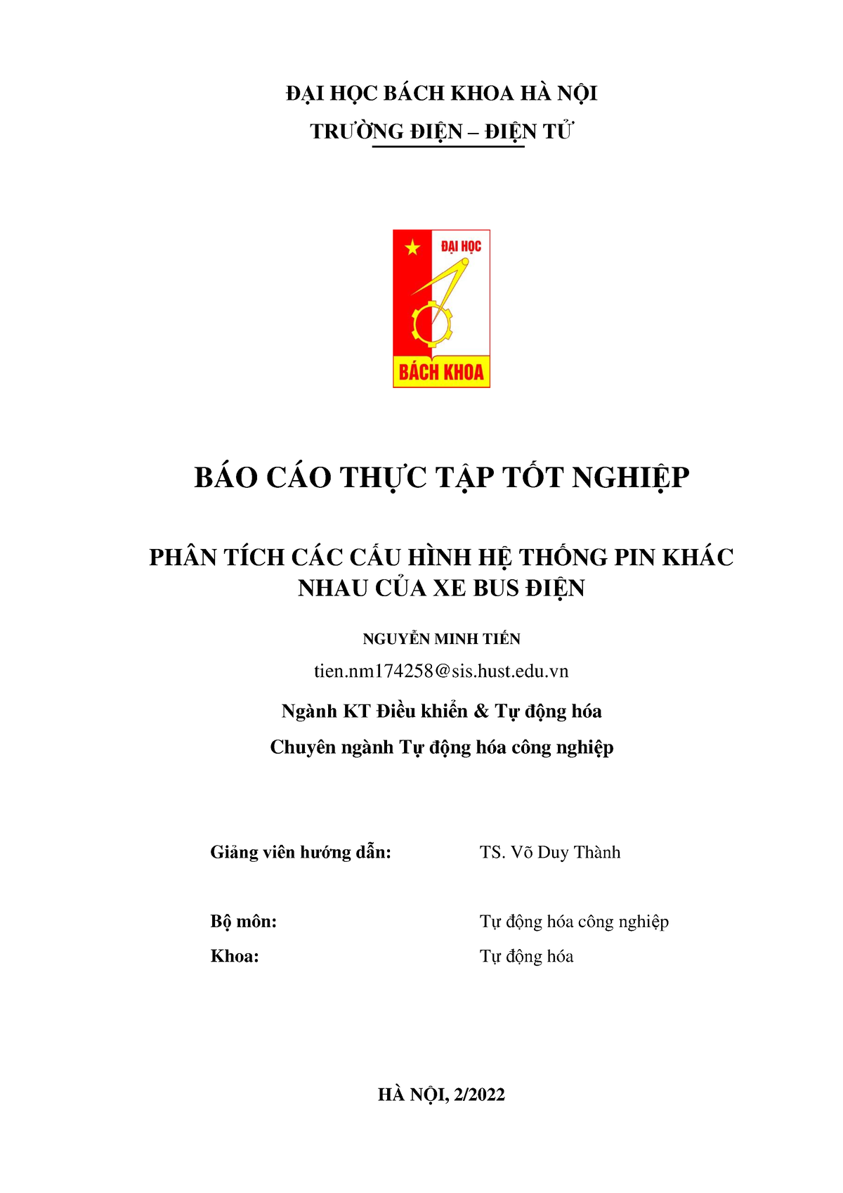 Thực tập tốt nghiệp - Summary Energetic Macroscopic Representation ...