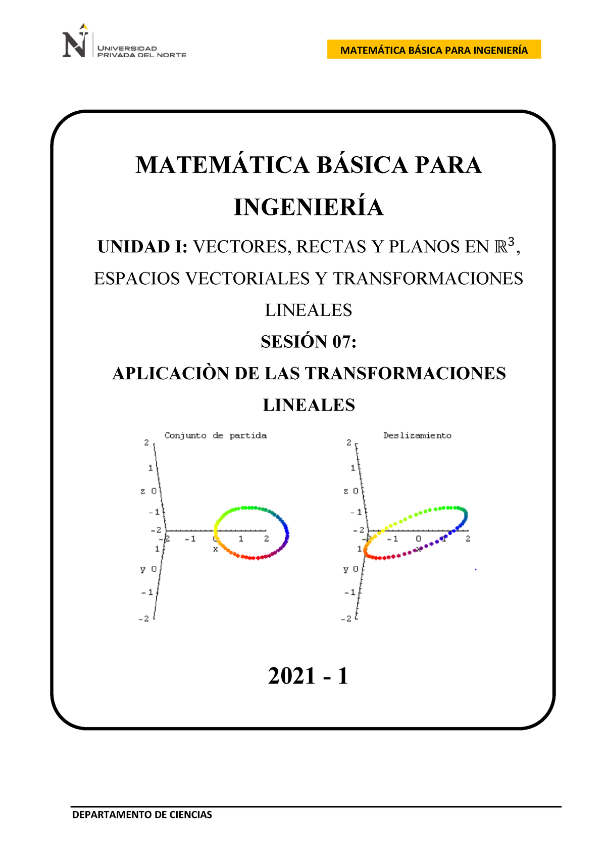 S7 Ht Aplicaciones De Las Transformaciones Lineales Teoría MatemÁtica BÁsica Para IngenierÍa 7656