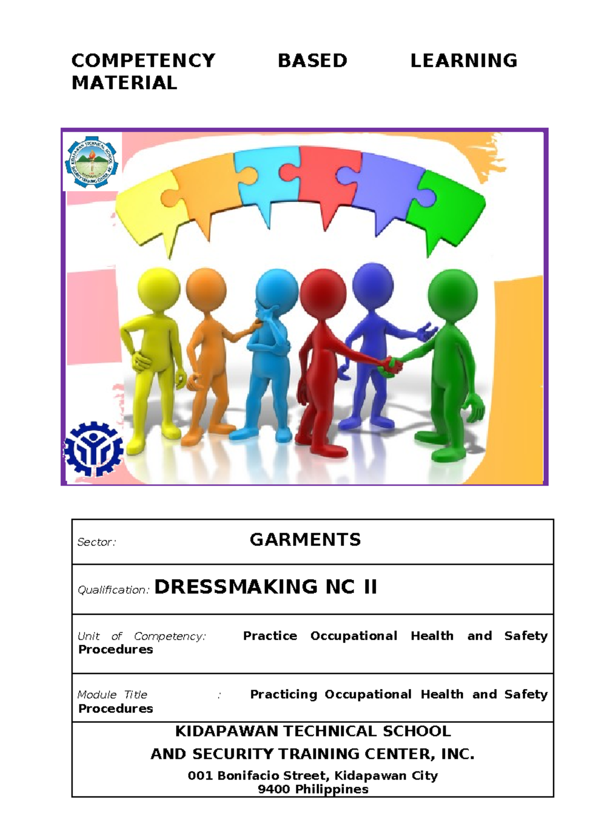 4 Practice- Occupational- Health-AND- Safety- Procedures - COMPETENCY ...