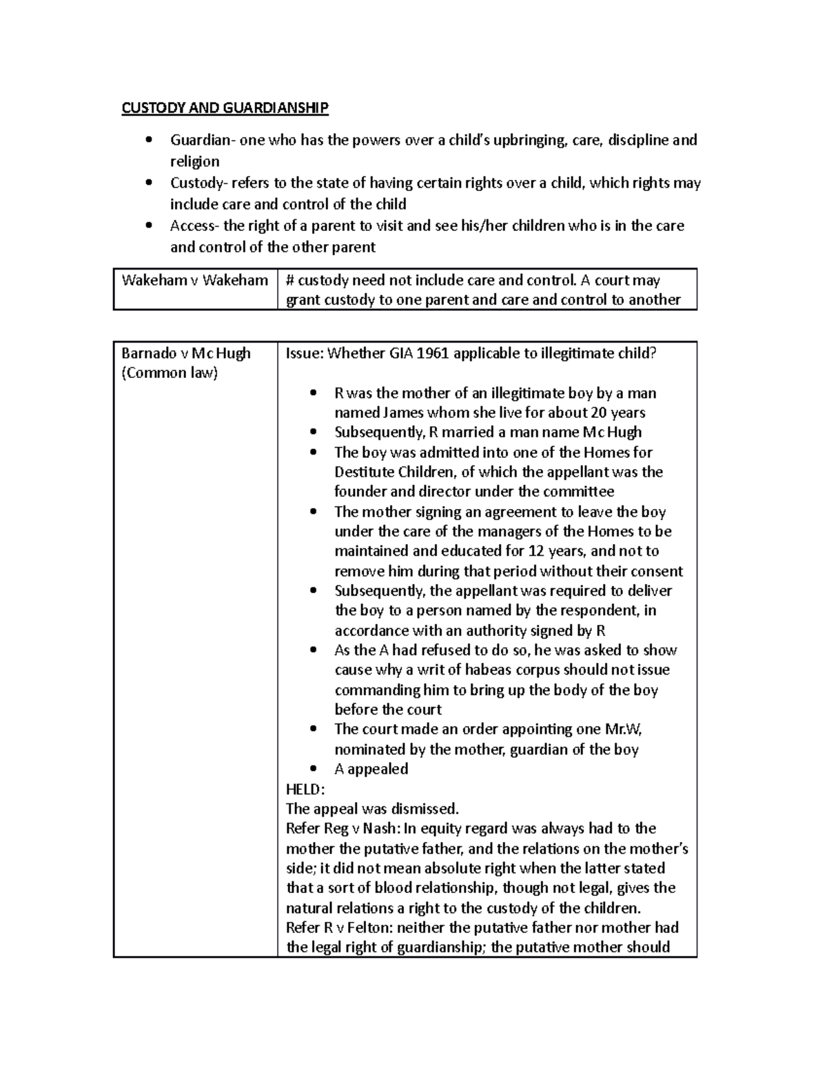 custody-and-guardianship-family-law-studocu