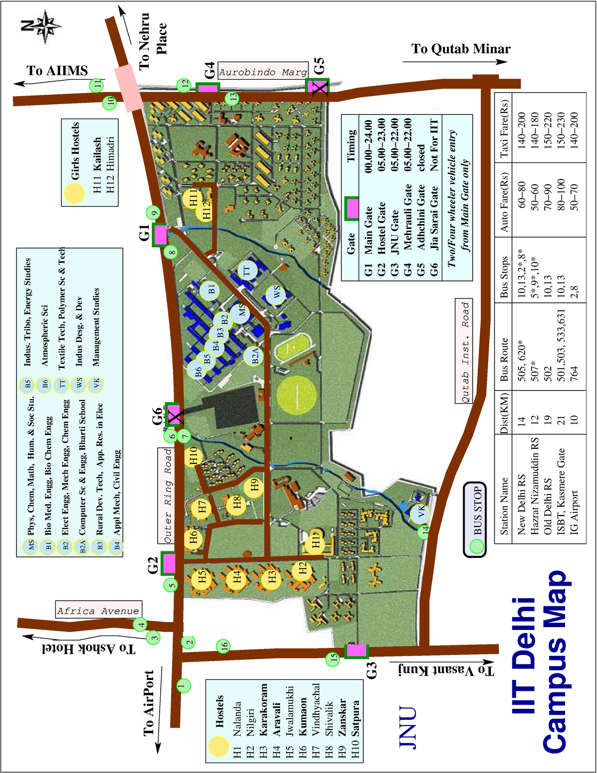 Iitd-campus-map - It is map of campus - 140− 60− New Delhi RSHazrat ...