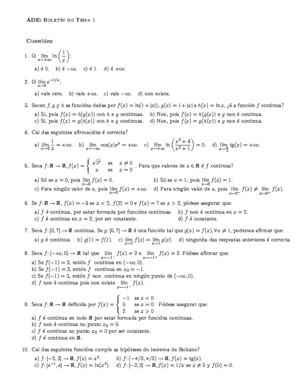 Problemas Tema 1 Matematicas V03g0v Studocu