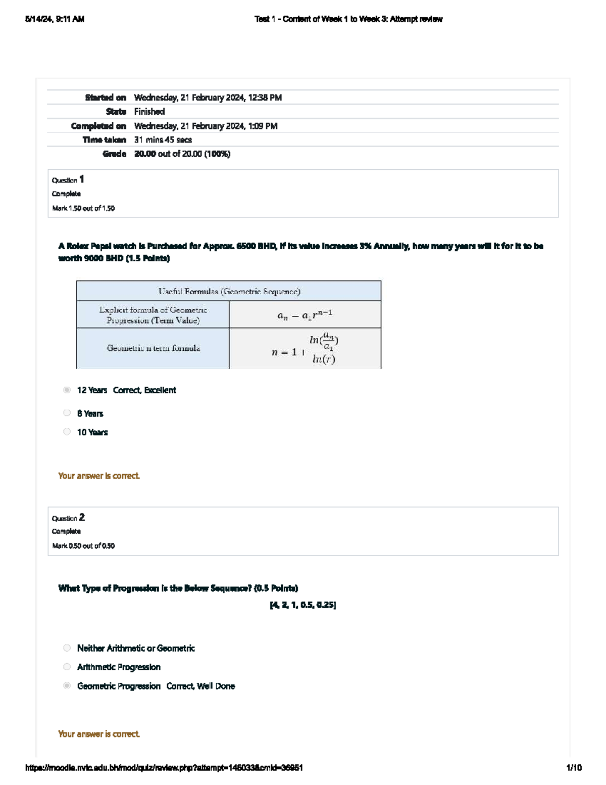 Math T1 - Math assignment worksheet - 9:11 AM Test 1 Content of Week 1 ...