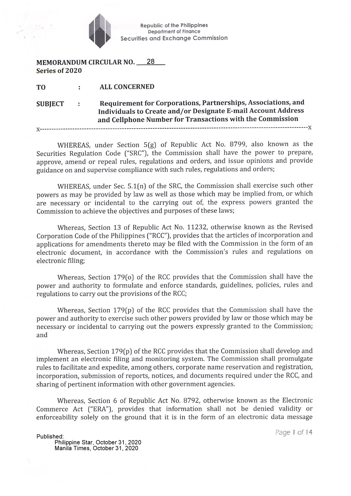 2020MCNo28 - For NGOs - Purposive Communication - Published: Philippine ...