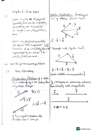 Statics Chapter 1 Notes - ENGR 2033 - Studocu