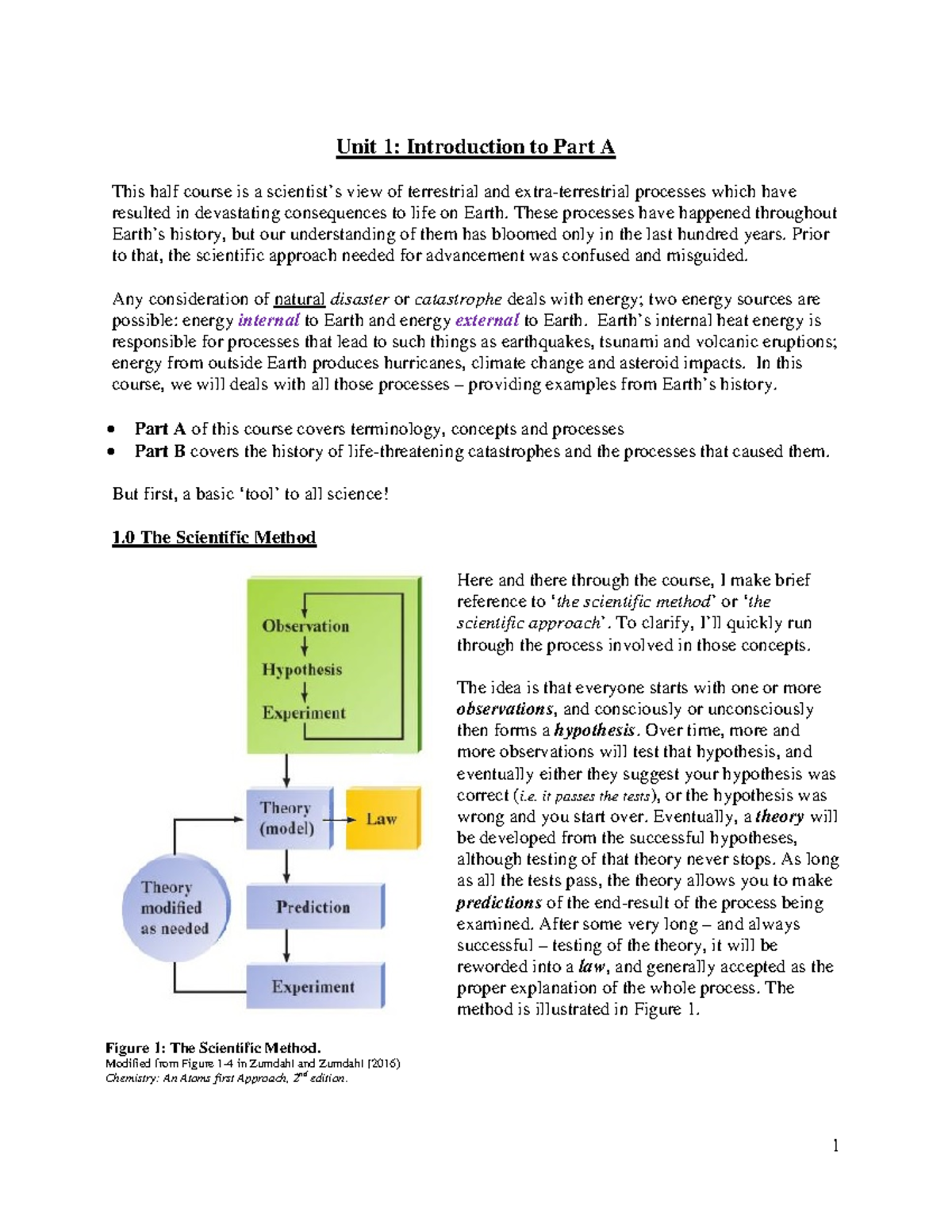 Unit+1+Introduction and More - Unit 1: Introduction to Part A This half ...