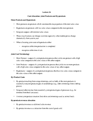 414592240 Chapter 5 Process Costing - Chapter 5 3 Process Costing ...